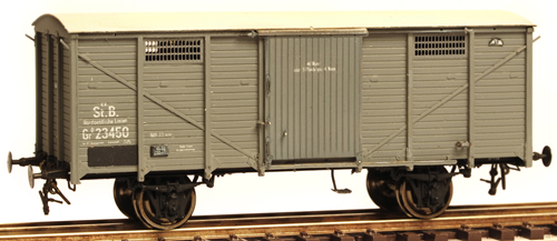 Ferro Train 855-050 - Austrian KkStB Gg 13950 Covered goods waggon, no brakes